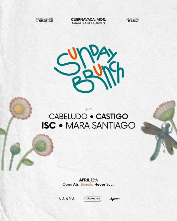 Sunday Brunch ☀️ April,  @Naaya Secret Garden, Cuernavaca